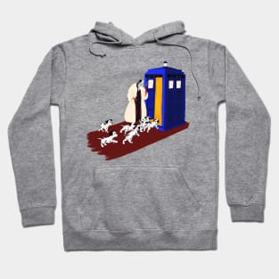 All Spots in the TARDIS Hoodie